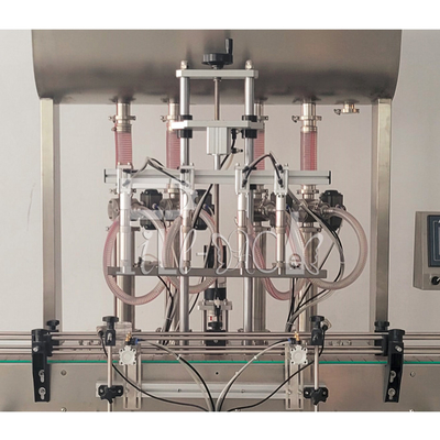 Yemeklik Yağ Dolum Makinesi Otomatik Lineer Plastik Şişe Kavanoz Yağlayıcı / Motor