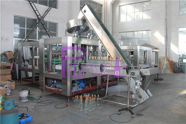 Makina PLC Kontrol Sirke Üretim Hattı 40 Kafa Dolum Cam Şişe