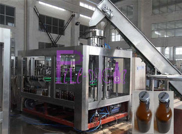 330ml cam Şişe taç kapakları NANQING vanalı Bira Dolum Makinesi