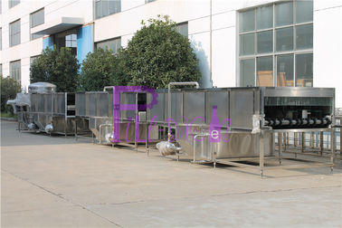 İçecek Üretim Hattı için Otomatik Şişe Paketleme Makinesi Sterilizatörü
