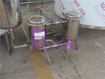 Meyve suyu işleme için paslanmaz çelik 304 malzeme Suyu İşleme Ekipmanları çift filtre