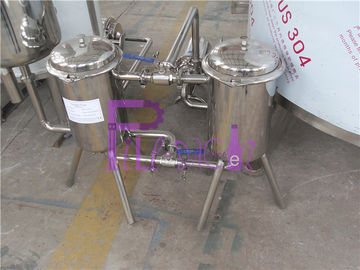 Meyve suyu işleme için paslanmaz çelik 304 malzeme Suyu İşleme Ekipmanları çift filtre
