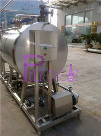 / Bira / İçecek İşleme Hattı Süt İçin SEMIAUTO CIP Temizleme Sistemi 500L Tankı