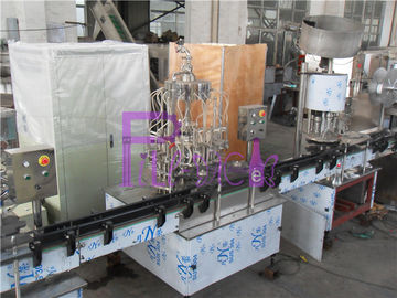 5000 BPH Doğrusal Su Dolum Ekipmanları, Plastik Şişeler Sıvı Dolum Makinesi