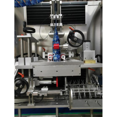 Tam Otomatik Tek Kafa Shrink Sleeve Etiketleme Makinesi / Buharlı Shrink Tünelli PVC Şişe Ekipmanı