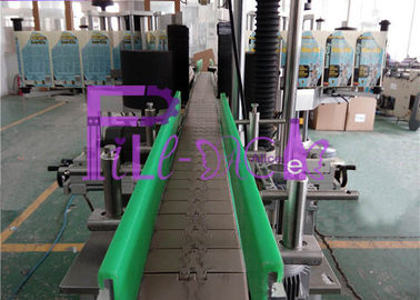 Tamamen Otomatik Paslanmaz Çelik 304 Şişe Etiketleme Makinesi, 2 Taraflı Yapışkanlı