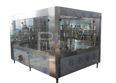 Gazlı Su Suyu Şarap PET Plastik Cam 3 In 1 Monoblok Şişeleme Makinesi / Ekipman / Hat / Bitki / Sistem