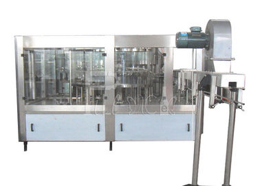 Gazlı Su Suyu Şarap PET Plastik Cam 3 In 1 Monoblok Şişe Üretim Makinesi / Ekipman / Bitki / Sistem