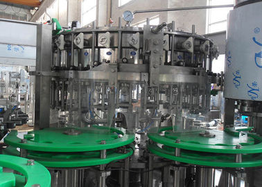 Gazlı Su Suyu Şarap PET Plastik Cam 3 In 1 Monoblok Şişe Üretim Makinesi / Ekipman / Bitki / Sistem