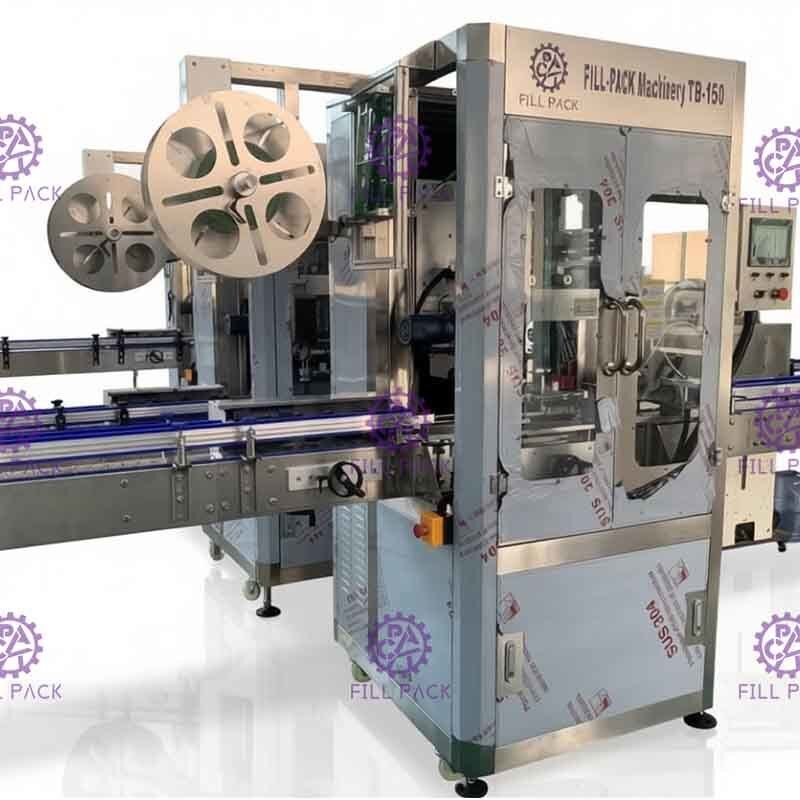 Bir / Tek Kafa PVC PET / Plastik Şişe Kol Shrink Etiketleme / Etiketleme Makinesi / Ekipman / Bitki / Sistem