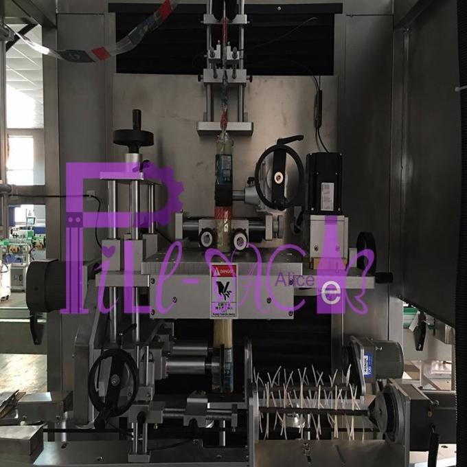 Çift Kafa Streç Kol Aplikatör Makinesi PLC Programlanabilir Kontrol 3