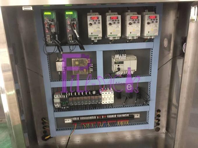 Çift Kafa Streç Kol Aplikatör Makinesi PLC Programlanabilir Kontrol 6