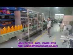 2158 J113 Lineer Ayrık Tip Pistonlu Yağlayıcı 8 İstasyonlu Dolum, Kapak Kapatma ve Etiketleme Üretim Hattı