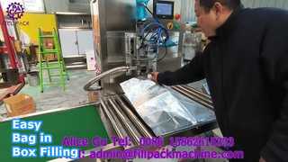 2109 L14 Yarı Otomatik Tek Kafalı Kutu İçi Torba Dolum ve Kapatma Makinası