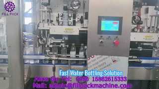 2146 M6 Çift Kafalı Çift Malzeme Tepsili Otomatik Sleeve Etiketleme Makinası