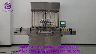 2343 J18 Servo tahrikli 6 kafalı dolum makinası
