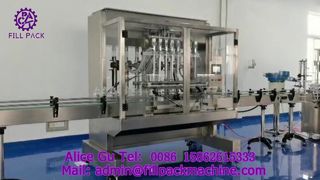 2344 J18 Servo Pistonlu Pompa 8 Kafalı Dolum Makinesi