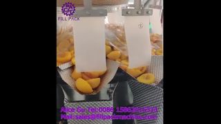 2249 O18 Teneke Kutudaki Sarı Şeftali Otomatik Tartım ve Dolum Makinesi
