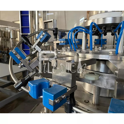 Alkolsüz İçecek Gazlı İçecek Dolum Makinesi Hattı Cam Şişe Taç Kapağı 1000BPH