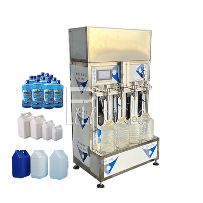 Yarı Otomatik Suyu Dolum Makinesi Lineer Sıvı Plastik Şişeler Maden Suyu