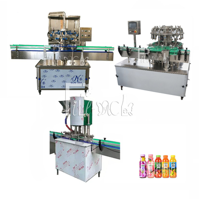 0-2L PET Plastik Şişe Meyve Suyu İçecek Sıcak Dolum Makinesi Üretim Hattı Tam Otomatik