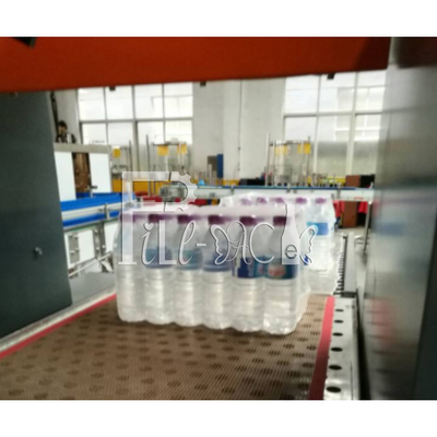 Otomatik L Tipi PE Shrink Film Sarıcı Su İçecek PET Cam Şişe Can Ekipmanları