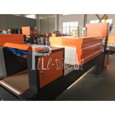 Otomatik L Tipi PE Shrink Film Sarıcı Su İçecek PET Cam Şişe Can Ekipmanları
