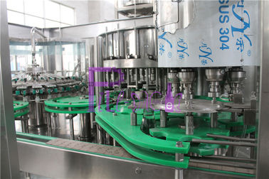 Cam şişeler için Özelleştirilmiş 18 Kafa Otomatik Suyu Dolum Makinesi