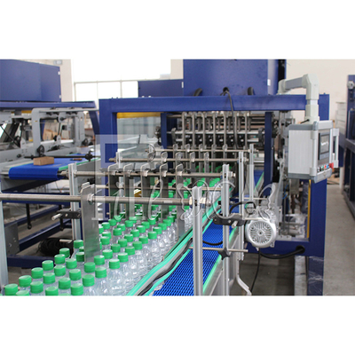 Basılı Filmlerle Plastik Şişe Paketleme Ekipmanları İçin Tam Otomatik Lineer Shrink Sarıcı