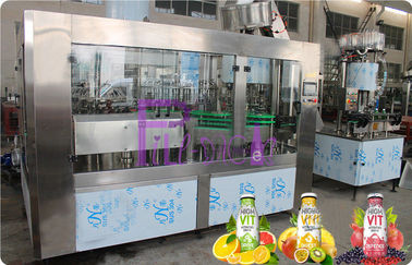 Cam Şişe Dolum Makinesi Otomatik Suyu / Kahve Şişeleme Dolum Makinesi 6000 - 8000BPH