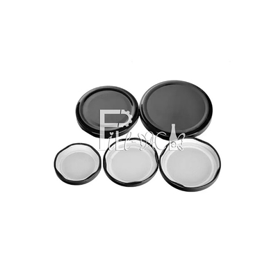 38mm 43mm Meyve Suyu Cam Şişe Kapakları Kapak 48mm 53mm 58mm Teneke Metal Vidalı Kapak