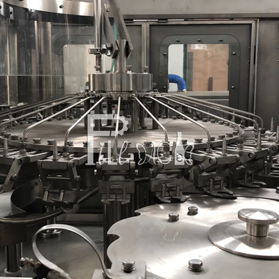 2L Monoblok Su Durulama Dolum Kapatma Makinesi PET Şişe Saf İçme 0.5Mpa