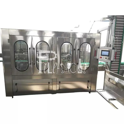 2L Monoblok Su Durulama Dolum Kapatma Makinesi PET Şişe Saf İçme 0.5Mpa