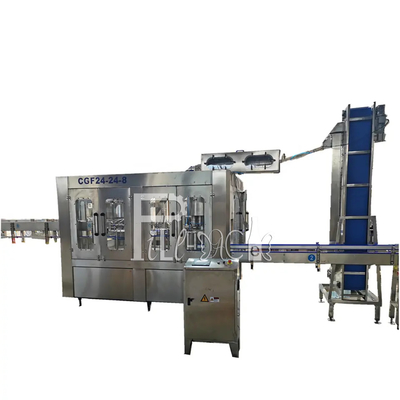 2L Monoblok Su Durulama Dolum Kapatma Makinesi PET Şişe Saf İçme 0.5Mpa