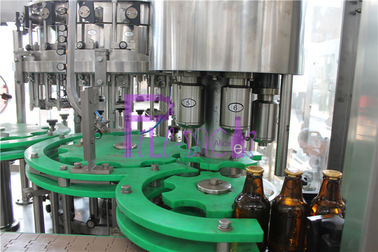 Cam Şişe için PLC Japon Bira Şişeleme Ekipmanları Yüzük Cap çekin