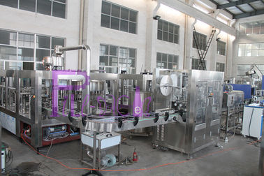 PLC Kontrol Su Üretim Hattı, 15000BPH Plastik Şişe Monoblok Dolum Makinesi
