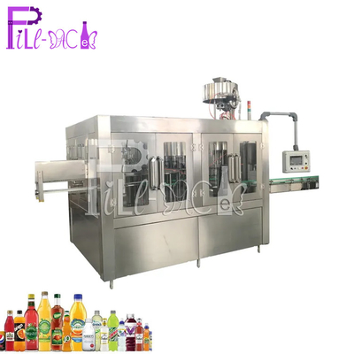 Monoblok Yıkama Suyu Dolum Kapatma Makinesi CGF32-32-10 Plastik Şişe Ekipmanları