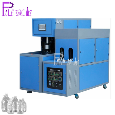 Yarı otomatik 1 kavite şişirme makinesi / 5-10L PET / plastik şişe için şişe üfleme ekipmanı