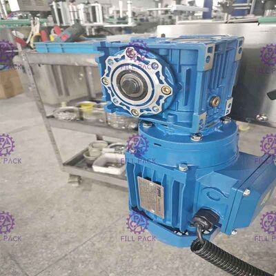 Yuvarlak Şişe için Tek Kafa Yapışkanlı Etiket Etiketleme Makinesi 50BPM