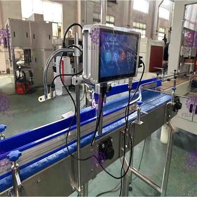 Ayarlanabilir Nozullu 2 Kafa 120m / Dak Mürekkep Püskürtmeli Tarih Kodlama Makinesi