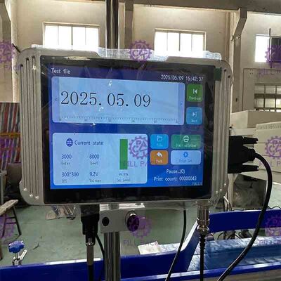 Ayarlanabilir Nozullu 2 Kafa 120m / Dak Mürekkep Püskürtmeli Tarih Kodlama Makinesi