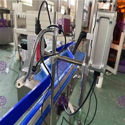 Ayarlanabilir Nozullu 2 Kafa 120m / Dak Mürekkep Püskürtmeli Tarih Kodlama Makinesi