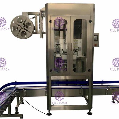 Tek Kafa Boyun Etiketleme Galon Etiketleme Makinesi Tam Otomasyon 300BPM