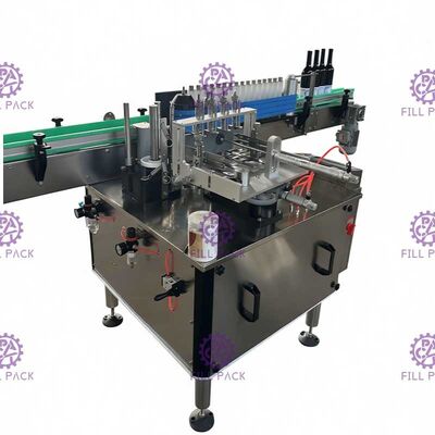 Yuvarlak Cam Kavanoz Otomatik Etiketleme Makinesi Yüksek Hızlı Islak Tutkal