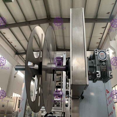 Çift Kafa Kovalı Etiketleme Sistemli Tam Otomatik Şişe Shrink Etiketleme Makinesi