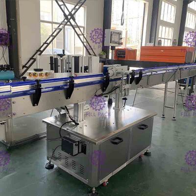 Küçük yuvarlak şişe için 1800bph tek taraflı yapışkan etiketleme makinesi