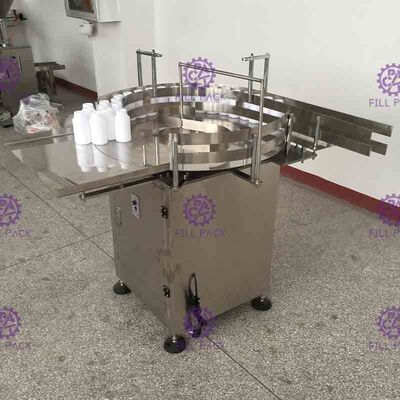 Döner şişe toplayıcı akümülatör masa / makine / ekipman / hat / bitki / sistem alma açın