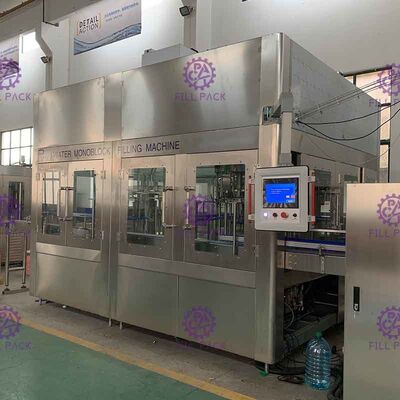 Bitki Plastik Şişe Dikey Dolum Makinesi Dolum Yüksek Kapasiteli İçmesuyu