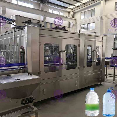 3L / 5L / 10L Maden Suyu Plastik Şişe 2 In 1 Üretim Ekipmanları / Tesis / Makine / Sistem / Hat