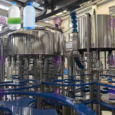 3L / 5L / 10L Maden Suyu Plastik Şişe 2 In 1 Yıkama Dolum Kapaklama Ekipmanları / Bitki / Makine / Sistem / Çizgi